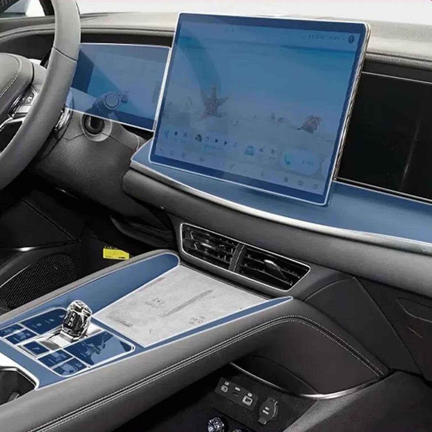JIELIOP Displayschutzfolie für Auto-Mittelkonsole, kratzfest, Reparatur, transparent, TPU-Aufkleber, Zubehör, für BYD Sealion 7 Electric 2024 JIELIOP Displayschutzfolie für Auto-Mittelkonsole, kratzfest, Reparatur, transparent, TPU-Aufkleber, Zubehör, für BYD Sealion 7 Electric 2024 von JIELIOP
