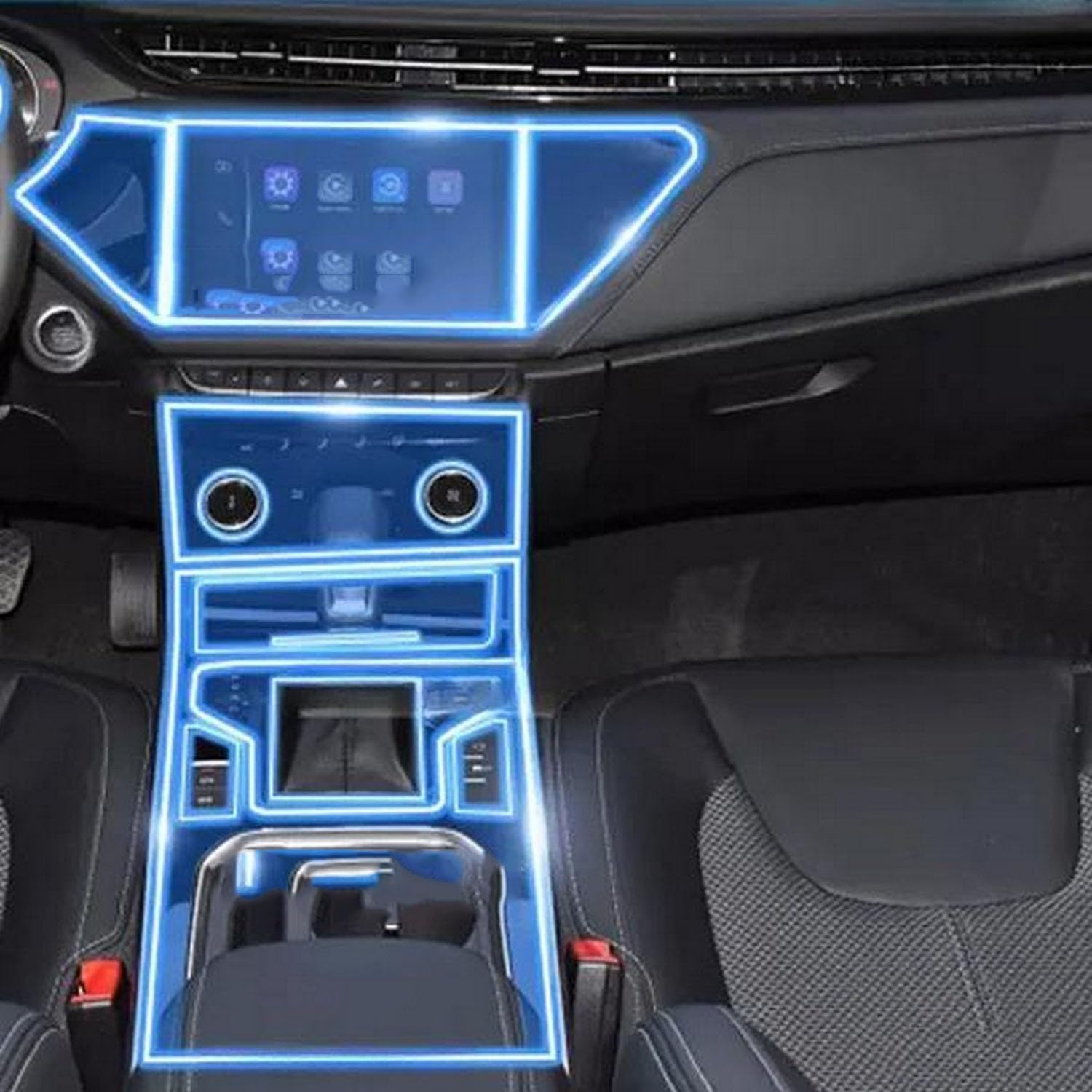 JIELIOP Displayschutzfolie für Auto-Mittelkonsole, kratzfest, Reparatur, transparent, TPU-Aufkleber, Zubehör, für Chery Arrizo 6 GX PRO 2022–2023 JIELIOP Displayschutzfolie für Auto-Mittelkonsole, kratzfest, Reparatur, transparent, TPU-Aufkleber, Zubehör, für Chery Arrizo 6 GX PRO 2022–2023 von JIELIOP