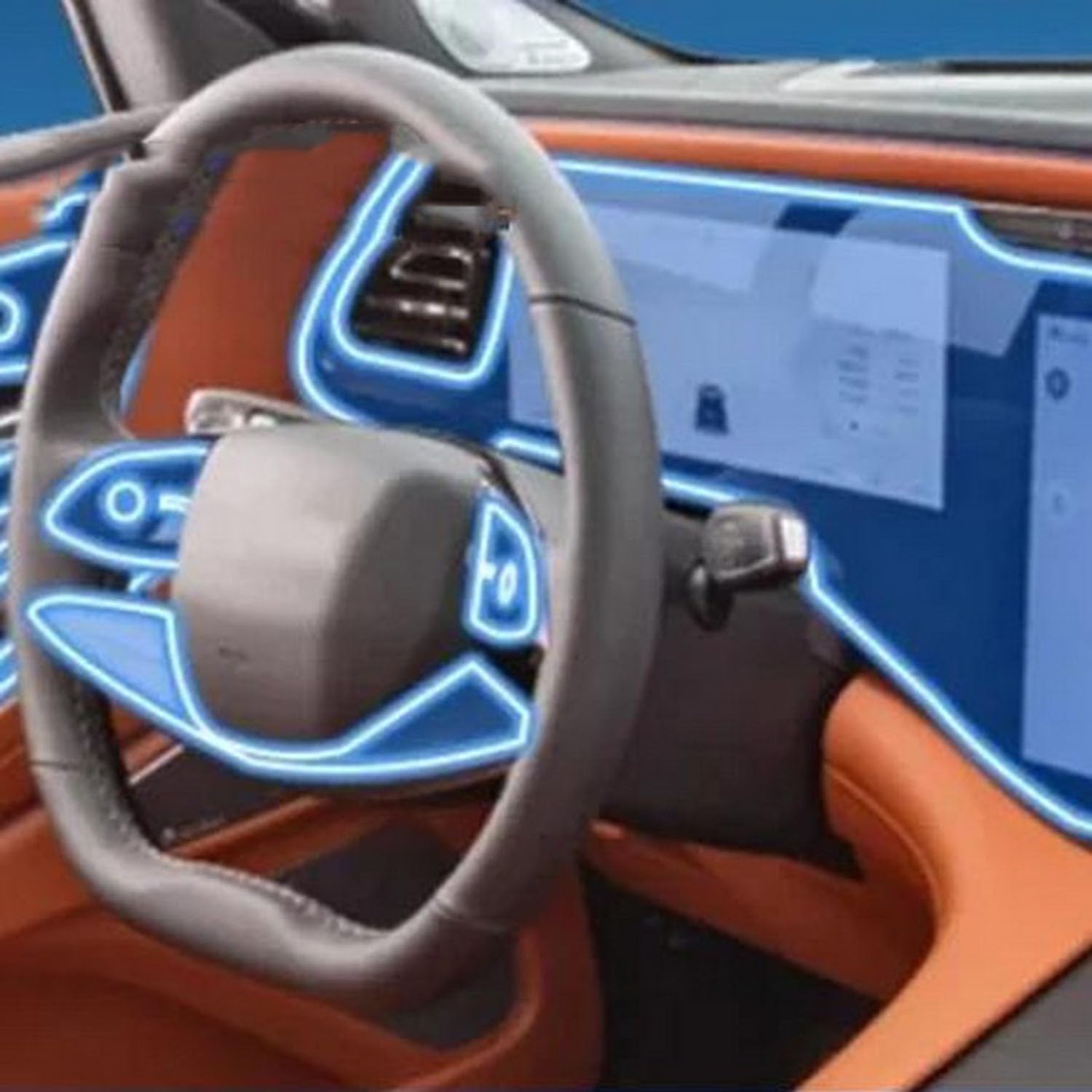 JIELIOP Displayschutzfolie für Auto-Mittelkonsole, kratzfest, Reparatur, transparent, TPU-Aufkleber, Zubehör, für Chery EXEED VX 2025 JIELIOP Displayschutzfolie für Auto-Mittelkonsole, kratzfest, Reparatur, transparent, TPU-Aufkleber, Zubehör, für Chery EXEED VX 2025 von JIELIOP