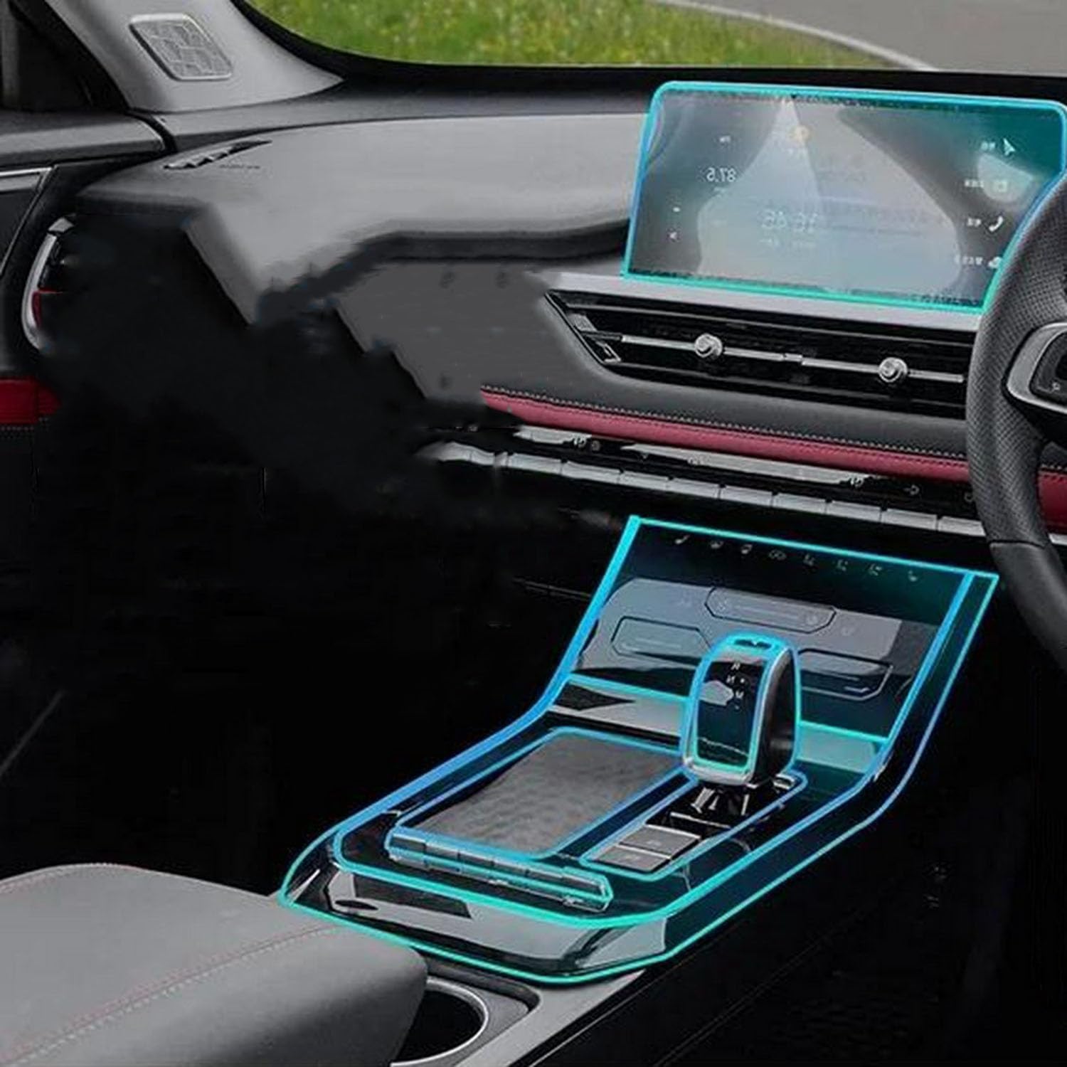 JIELIOP Displayschutzfolie für Auto-Mittelkonsole, kratzfest, Reparatur, transparent, TPU-Aufkleber, Zubehör, für Chery Tiggo 7 Pro 2020–2024 JIELIOP Displayschutzfolie für Auto-Mittelkonsole, kratzfest, Reparatur, transparent, TPU-Aufkleber, Zubehör, für Chery Tiggo 7 Pro 2020–2024 von JIELIOP