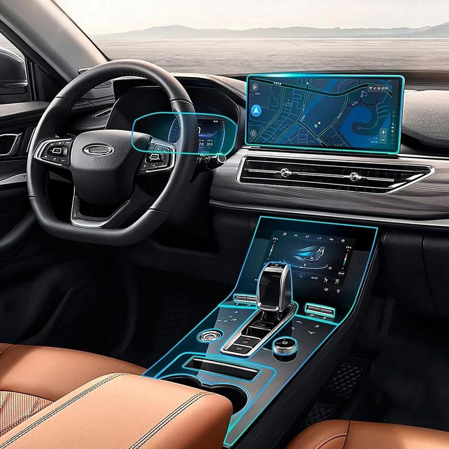 JIELIOP Displayschutzfolie für Auto-Mittelkonsole, kratzfest, Reparatur, transparent, TPU-Aufkleber, Zubehör, für Chery Tiggo 8 Pro 2021–2024 JIELIOP Displayschutzfolie für Auto-Mittelkonsole, kratzfest, Reparatur, transparent, TPU-Aufkleber, Zubehör, für Chery Tiggo 8 Pro 2021–2024 von JIELIOP