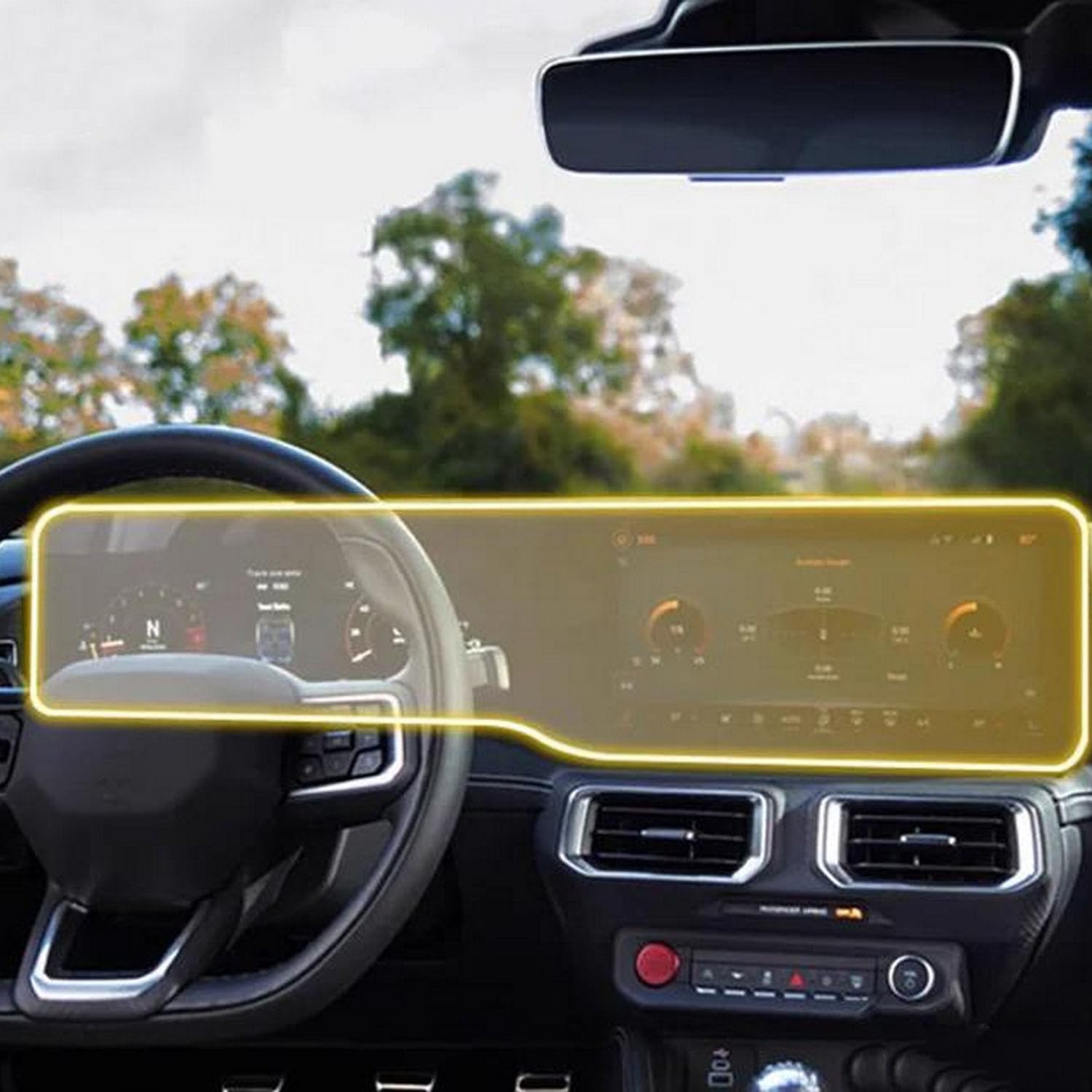 JIELIOP Displayschutzfolie für Auto-Mittelkonsole, kratzfest, Reparatur, transparent, TPU-Aufkleber, Zubehör, für Ford Mustang 2024 2025 JIELIOP Displayschutzfolie für Auto-Mittelkonsole, kratzfest, Reparatur, transparent, TPU-Aufkleber, Zubehör, für Ford Mustang 2024 2025 von JIELIOP