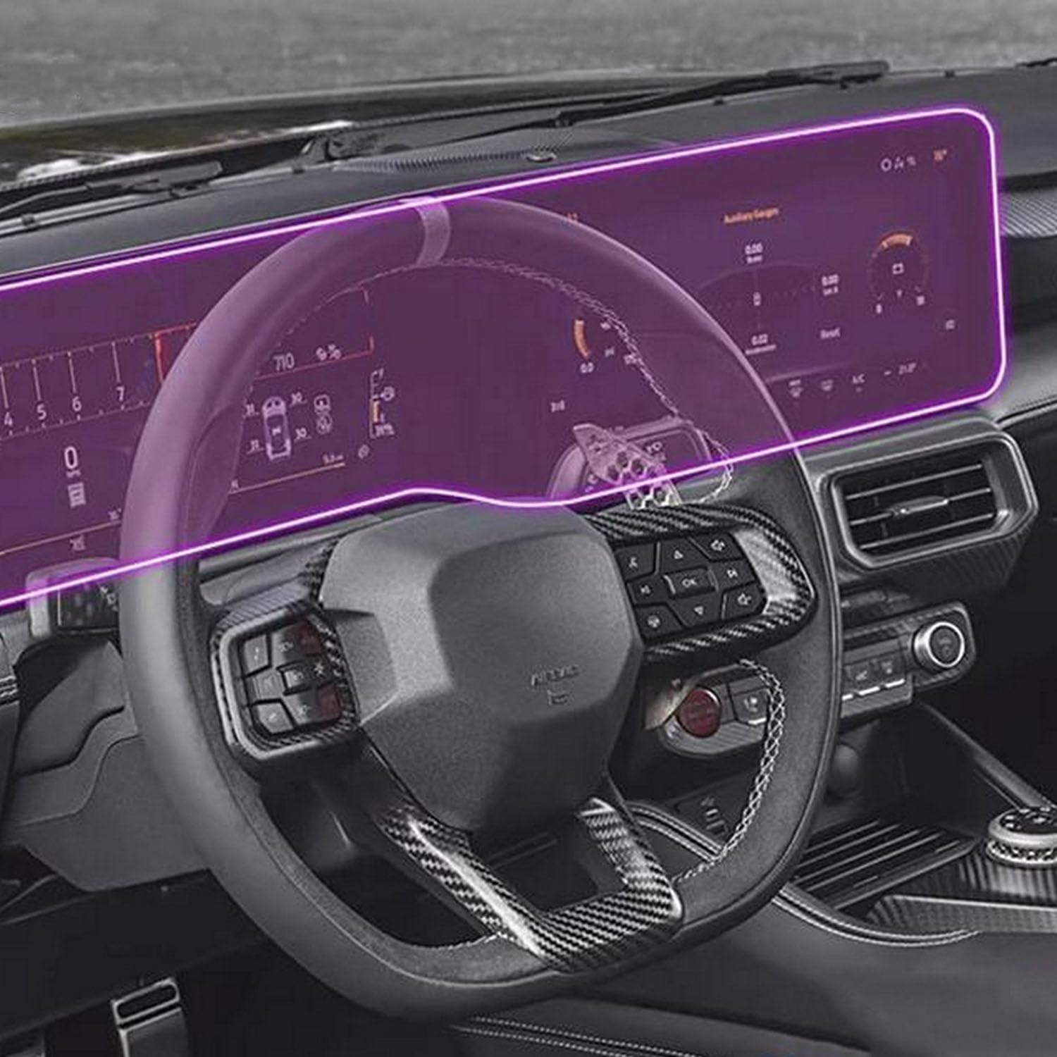 JIELIOP Displayschutzfolie für Auto-Mittelkonsole, kratzfest, Reparatur, transparent, TPU-Aufkleber, Zubehör, für Ford Mustang 2024 2025 JIELIOP Displayschutzfolie für Auto-Mittelkonsole, kratzfest, Reparatur, transparent, TPU-Aufkleber, Zubehör, für Ford Mustang 2024 2025 von JIELIOP