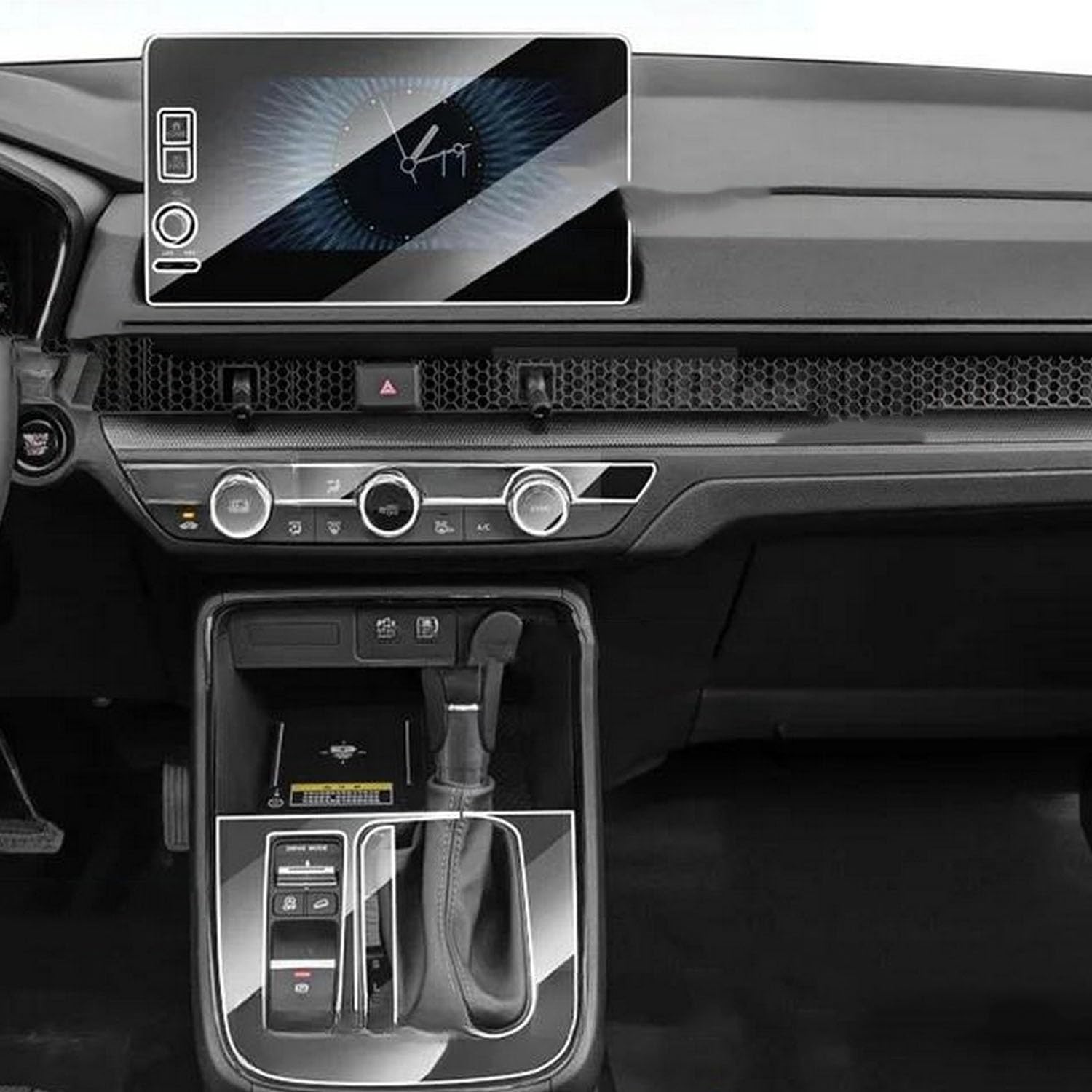 JIELIOP Displayschutzfolie für Auto-Mittelkonsole, kratzfest, Reparatur, transparent, TPU-Aufkleber, Zubehör, für Honda CR-V 2023 JIELIOP Displayschutzfolie für Auto-Mittelkonsole, kratzfest, Reparatur, transparent, TPU-Aufkleber, Zubehör, für Honda CR-V 2023 von JIELIOP