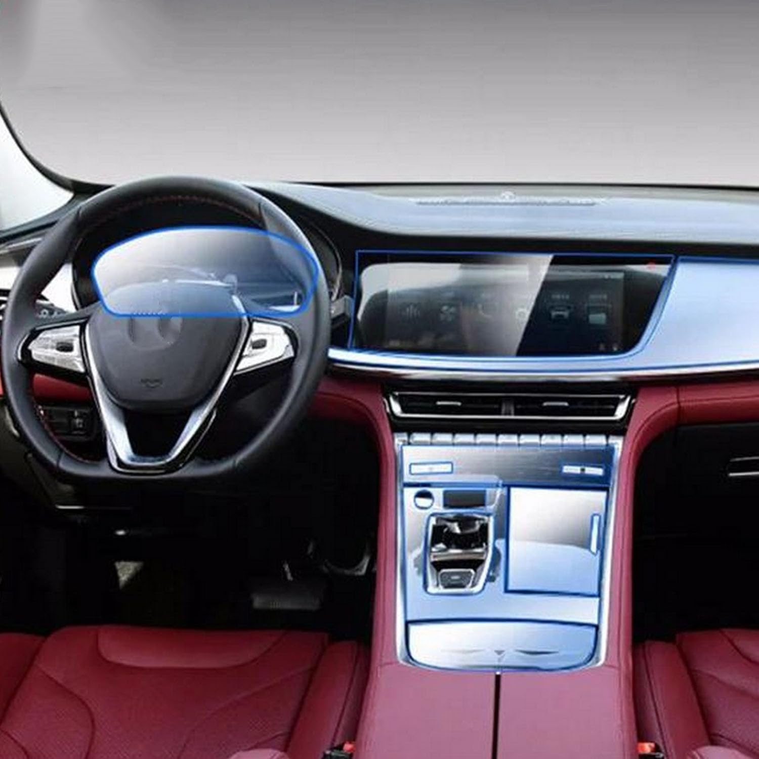 JIELIOP Displayschutzfolie für Kfz-Mittelkonsole, kratzfest, Reparatur, transparent, TPU-Aufkleber, Zubehör, für Changan CS85 2022–2024 JIELIOP Displayschutzfolie für Kfz-Mittelkonsole, kratzfest, Reparatur, transparent, TPU-Aufkleber, Zubehör, für Changan CS85 2022–2024 von JIELIOP