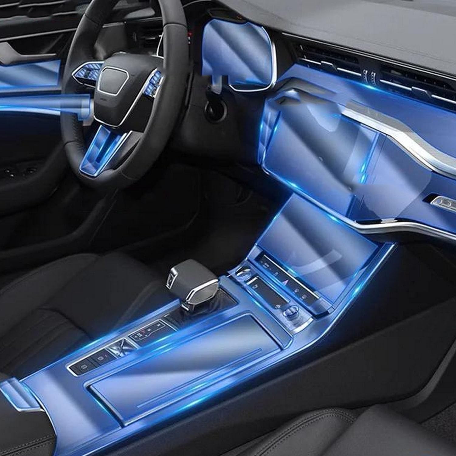 JIELIOP Displayschutzfolie für die Mittelkonsole, kratzfest, Reparatur, transparent, TPU-Aufkleber, Zubehör, für Audi A6 2023 2024 JIELIOP Displayschutzfolie für die Mittelkonsole, kratzfest, Reparatur, transparent, TPU-Aufkleber, Zubehör, für Audi A6 2023 2024 von JIELIOP