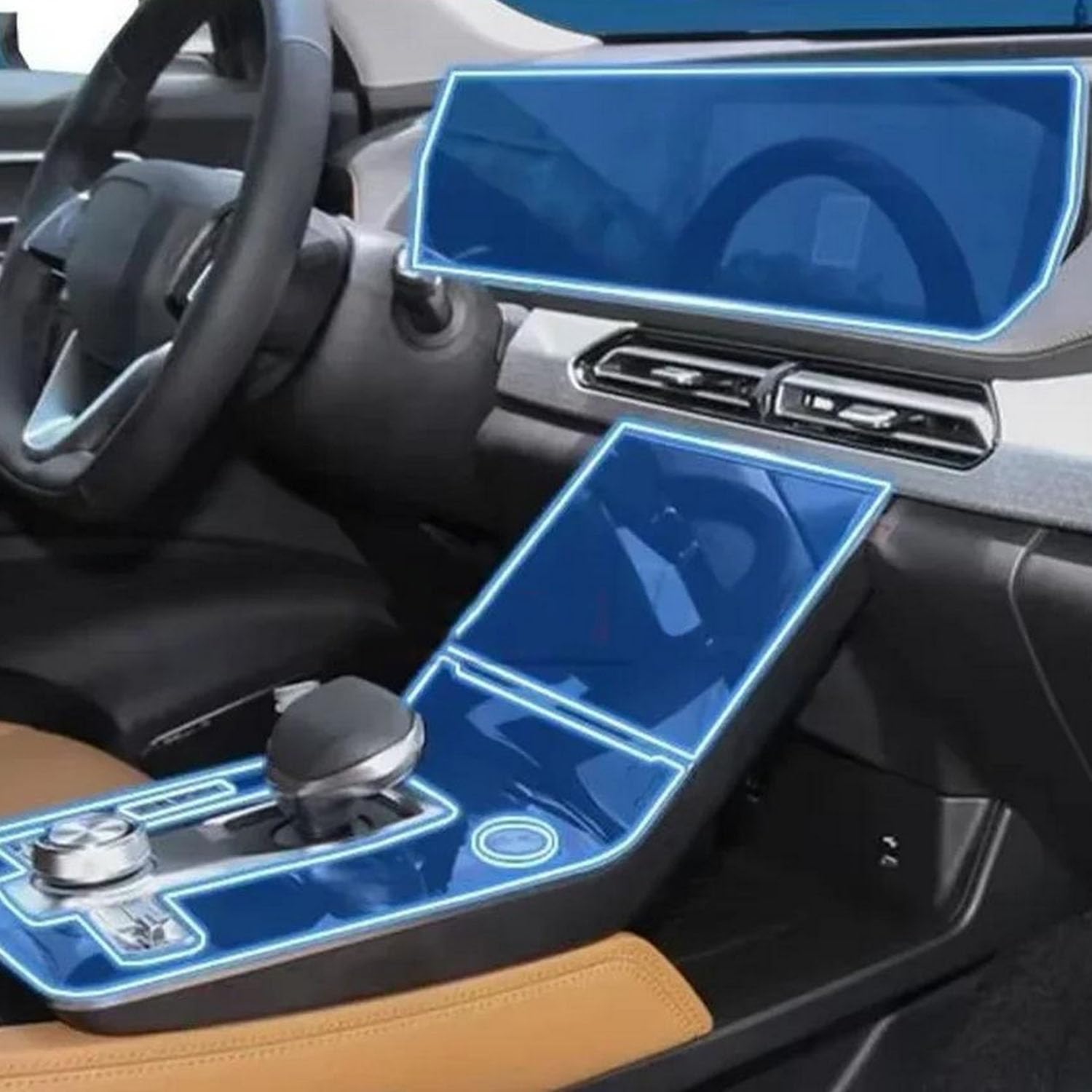 JIELIOP Displayschutzfolie für die Mittelkonsole, kratzfest, Reparatur, transparent, TPU-Aufkleber, Zubehör, für BAIC Motor Peking X7 2020–2022 JIELIOP Displayschutzfolie für die Mittelkonsole, kratzfest, Reparatur, transparent, TPU-Aufkleber, Zubehör, für BAIC Motor Peking X7 2020–2022 von JIELIOP