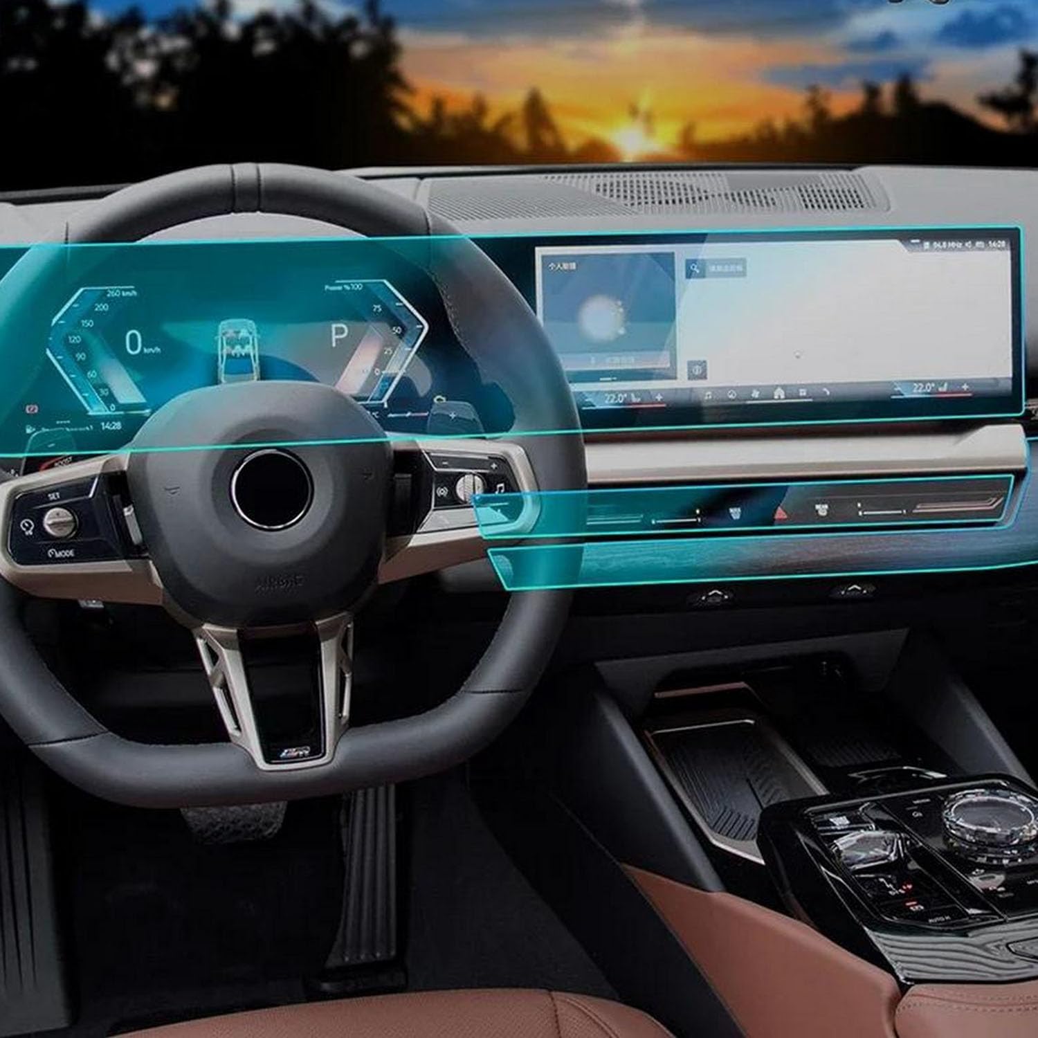 JIELIOP Displayschutzfolie für die Mittelkonsole, kratzfest, Reparatur, transparent, TPU-Aufkleber, Zubehör, für BMW 5er-Serie i5 G60 2024 2025 JIELIOP Displayschutzfolie für die Mittelkonsole, kratzfest, Reparatur, transparent, TPU-Aufkleber, Zubehör, für BMW 5er-Serie i5 G60 2024 2025 von JIELIOP