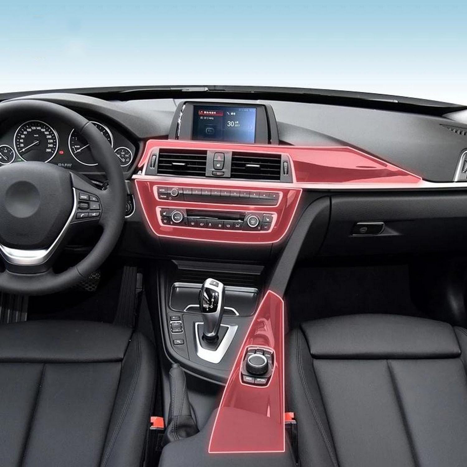 JIELIOP Displayschutzfolie für die Mittelkonsole, kratzfest, Reparatur, transparent, TPU-Aufkleber, Zubehör, für BMW F30 F31 F34 Serie 3 2013–2018 JIELIOP Displayschutzfolie für die Mittelkonsole, kratzfest, Reparatur, transparent, TPU-Aufkleber, Zubehör, für BMW F30 F31 F34 Serie 3 2013–2018 von JIELIOP