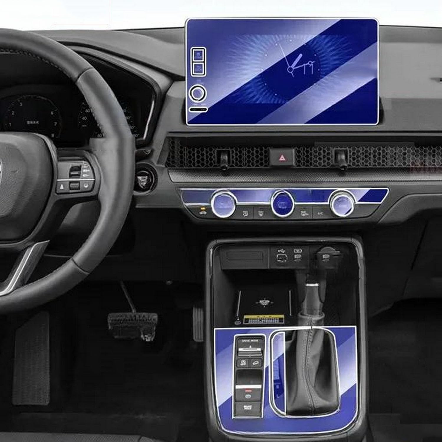 JIELIOP Displayschutzfolie für die Mittelkonsole, kratzfest, Reparatur, transparent, TPU-Aufkleber, Zubehör, für Honda CRV 6. 2023 2024 JIELIOP Displayschutzfolie für die Mittelkonsole, kratzfest, Reparatur, transparent, TPU-Aufkleber, Zubehör, für Honda CRV 6. 2023 2024 von JIELIOP