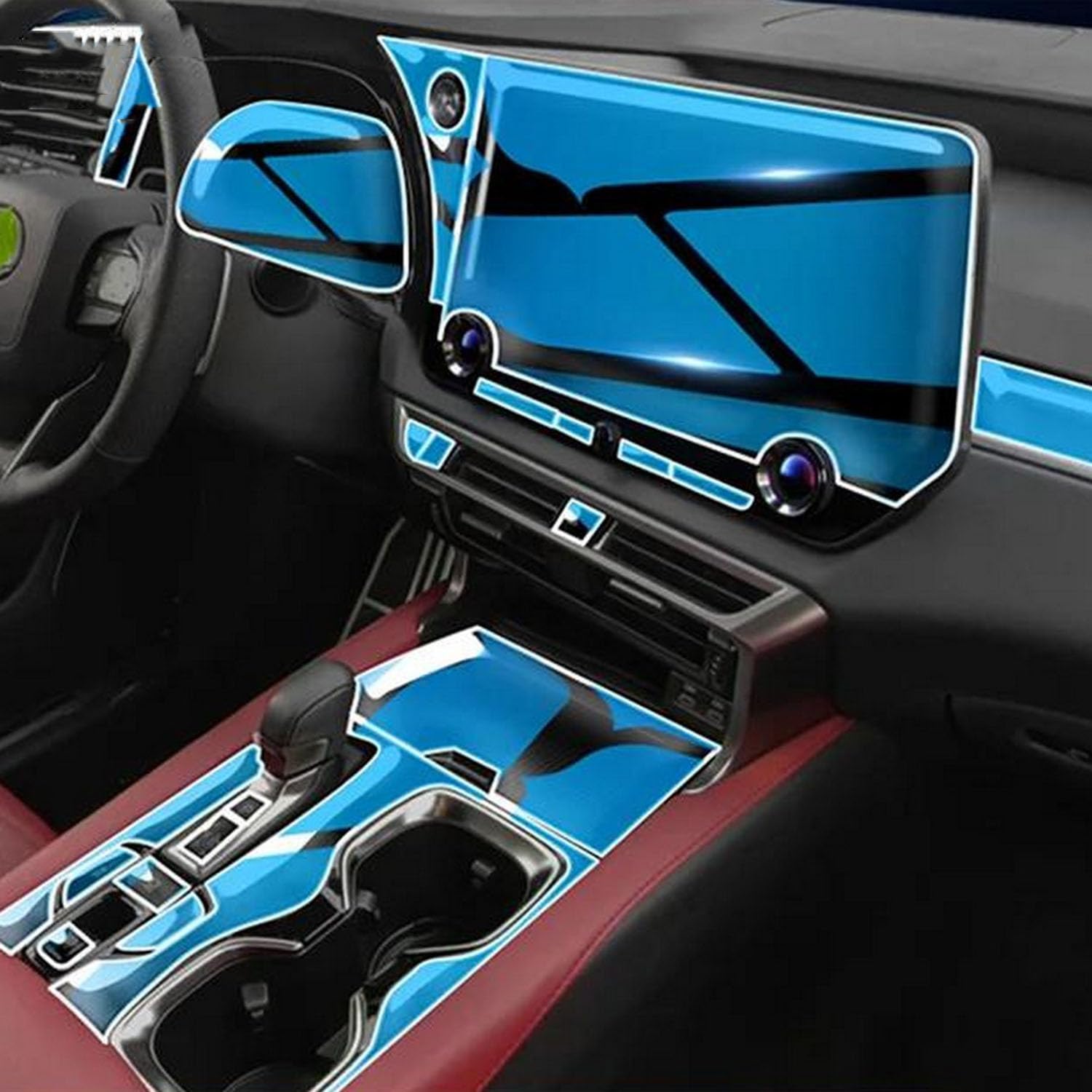JIELIOP Displayschutzfolie für die Mittelkonsole, kratzfest, Reparatur, transparent, TPU-Aufkleber, Zubehör, für Lexus RX 350h 500h 2023 2024 JIELIOP Displayschutzfolie für die Mittelkonsole, kratzfest, Reparatur, transparent, TPU-Aufkleber, Zubehör, für Lexus RX 350h 500h 2023 2024 von JIELIOP