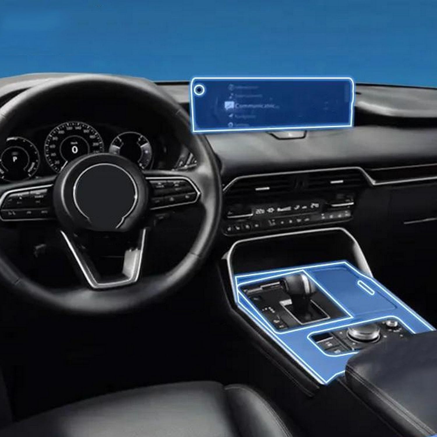 JIELIOP Displayschutzfolie für die Mittelkonsole, kratzfest, Reparatur, transparent, TPU-Aufkleber, Zubehör, für Mazda CX-60 2024 JIELIOP Displayschutzfolie für die Mittelkonsole, kratzfest, Reparatur, transparent, TPU-Aufkleber, Zubehör, für Mazda CX-60 2024 von JIELIOP
