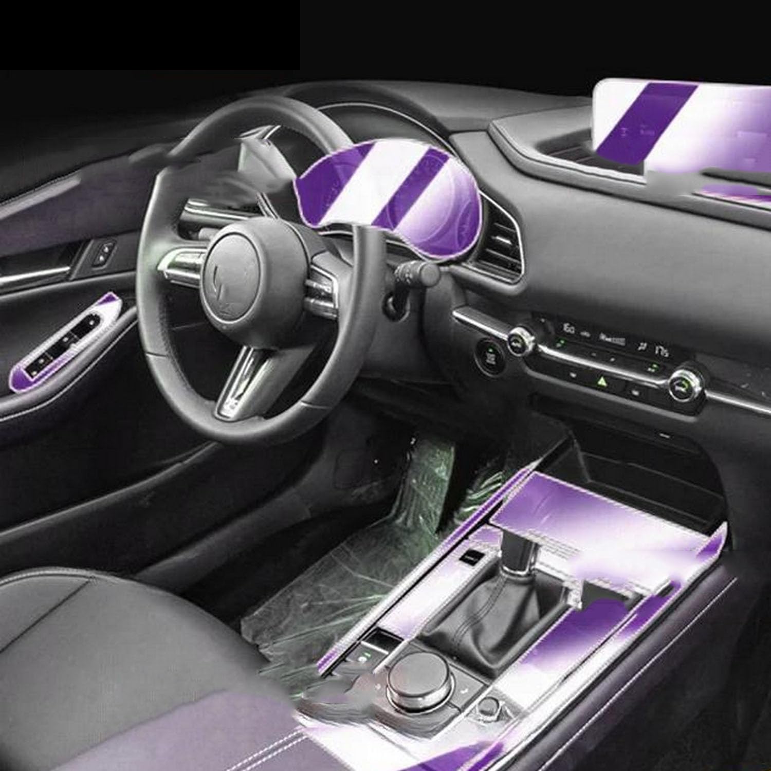 JIELIOP Displayschutzfolie für die Mittelkonsole, kratzfest, Reparatur, transparent, TPU-Aufkleber, Zubehör, für Mazda CX30 2020–2022 JIELIOP Displayschutzfolie für die Mittelkonsole, kratzfest, Reparatur, transparent, TPU-Aufkleber, Zubehör, für Mazda CX30 2020–2022 von JIELIOP