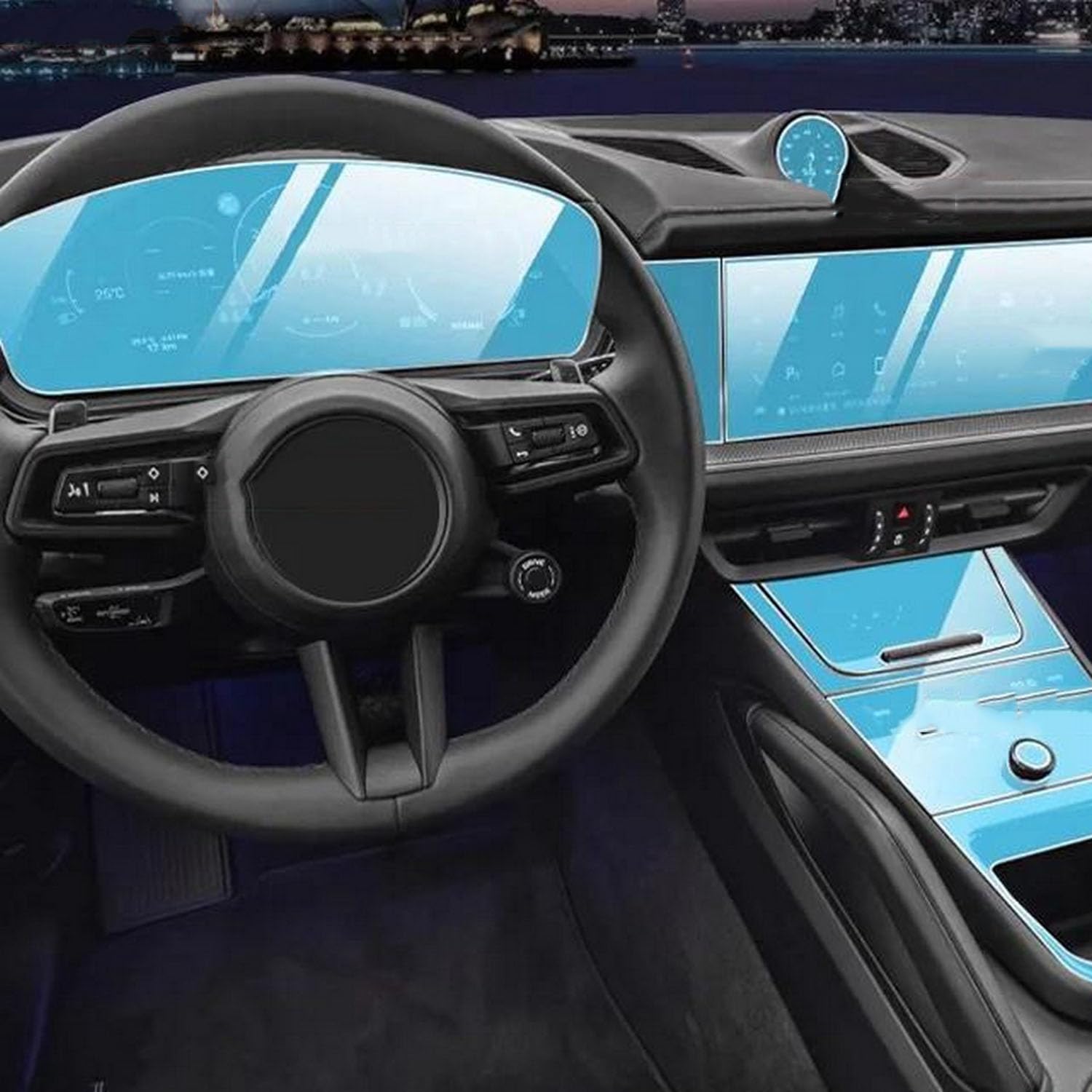 JIELIOP Displayschutzfolie für die Mittelkonsole, kratzfest, Reparatur, transparent, TPU-Aufkleber, Zubehör, für Porsche Cayenne 2024 JIELIOP Displayschutzfolie für die Mittelkonsole, kratzfest, Reparatur, transparent, TPU-Aufkleber, Zubehör, für Porsche Cayenne 2024 von JIELIOP