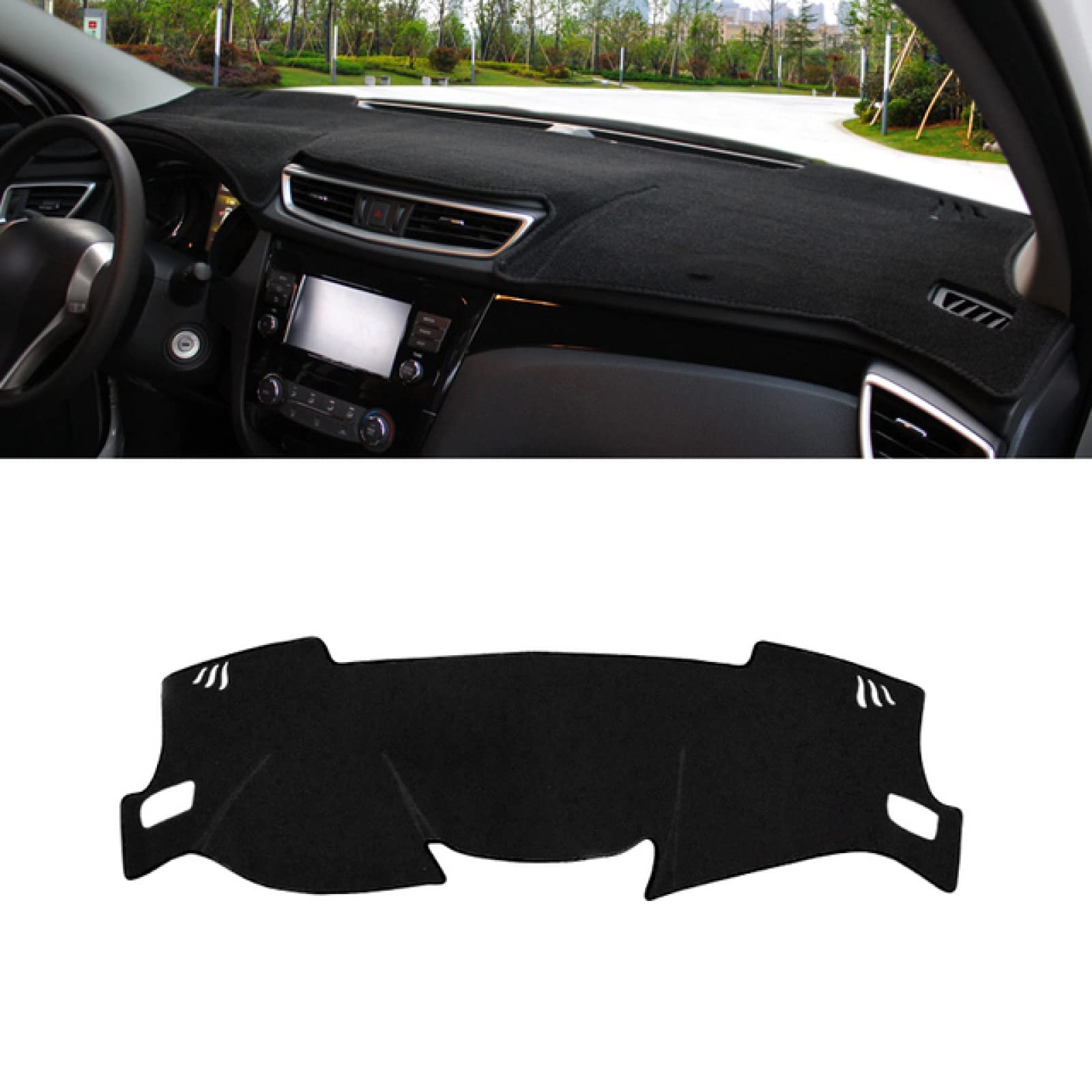 JIERS Für Nissan Qashqai J11 2014-2020 LHD RHD, Auto Armaturenbrett Abdeckung Matte Sonnenschutz Pad Instrumententafel Teppiche Zubehör JIERS Für Nissan Qashqai J11 2014-2020 LHD RHD, Auto Armaturenbrett Abdeckung Matte Sonnenschutz Pad Instrumententafel Teppiche Zubehör von JIERS