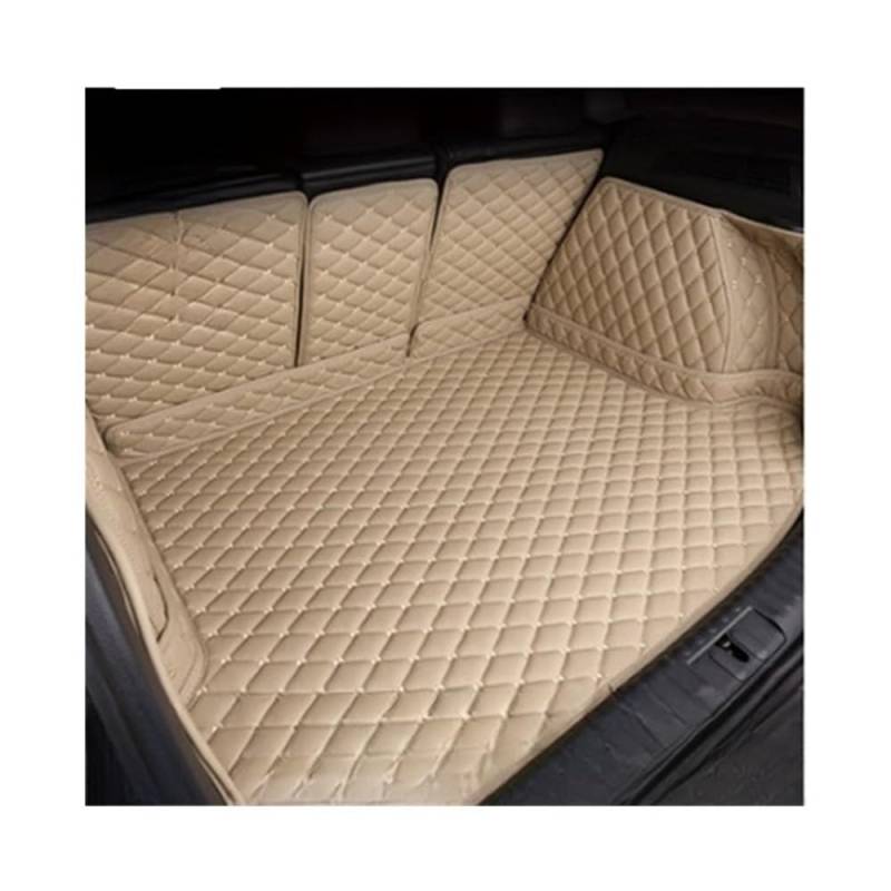 Allwetter Kofferraummatte Auto Für Teana J32 2008 2009 2010 2011 2012 Auto-Kofferraummatten-Liner Fracht-Teppichschutz-Zubehör(Beige) von JIIYP