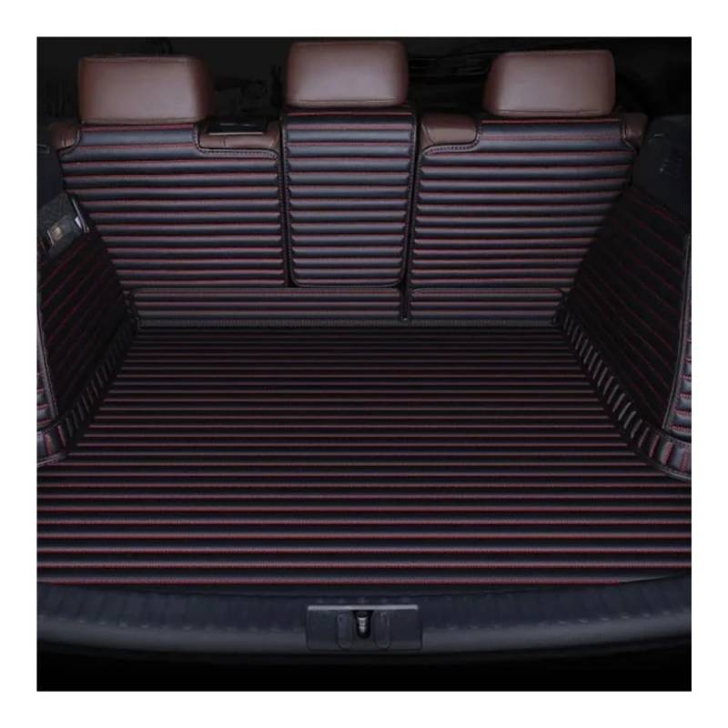 Allwetter Kofferraummatte Auto Für X3 E83 2003 2004 2005 2006 2007 2008 2009 2010 Vollständige Abdeckung Kofferraumwanne Cargo Liner Autozubehör Innenausstattung(Black red Color) von JIIYP