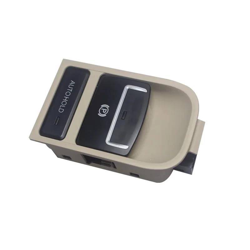 Parkbremsmodul Elektronische Handbremse Schalter Parkplatz Hand Brems Control Schalter Taste Für Tiguan(Beige) von JIIYP