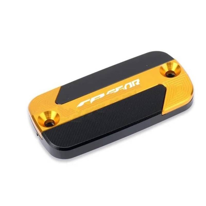 Vorne Hinten Flüssigkeit Reservoir Abdeckung Für CBR650F 2014-2023 Motorrad Vorderradbremsflüssigkeitsbehälter Abdeckkappe Vorderradbremsflüssigkeitsbehälter Tankdeckel(Yellow) von JIIYP