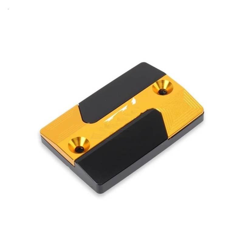 Vorne Hinten Flüssigkeit Reservoir Abdeckung Für FZ8 Für FAZER 2010-2014 Motorrad Vorderradbremsbehälter Flüssigkeitstankdeckel Ölbecherdeckel Motorradbremsflüssigkeitsdeckel(Yellow) von JIIYP