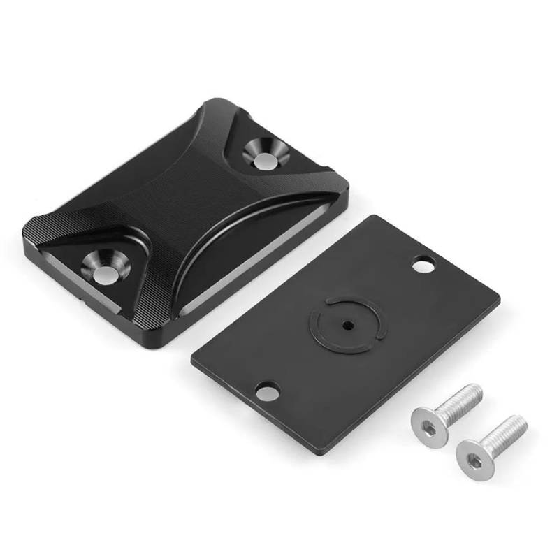 Vorne Hinten Flüssigkeit Reservoir Abdeckung Für XR650L 1993-2020 Für CRF250L M 2012-2019 Motorrad Vorderradbremsflüssigkeitsbehälter Abdeckkappe(Black) von JIIYP