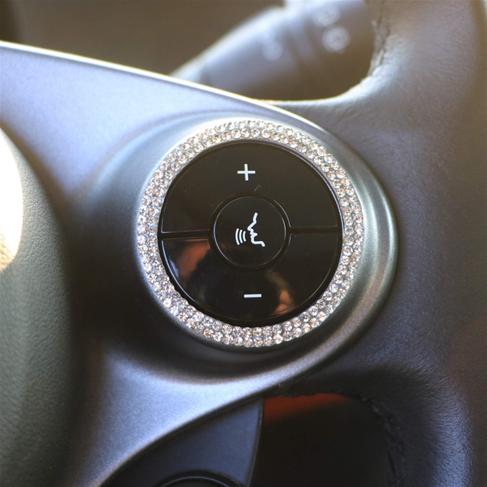 JINFOLI 2 Stück personalisierter Flash Drill Multifunktions-Lenkradaufkleber passend for Neu, for Smart, 453 Fortwo Forfour Dekorationsaufkleber Zubehör Interieurleisten JINFOLI 2 Stück personalisierter Flash Drill Multifunktions-Lenkradaufkleber passend for Neu, for Smart, 453 Fortwo Forfour Dekorationsaufkleber Zubehör Interieurleisten von JINFOLI