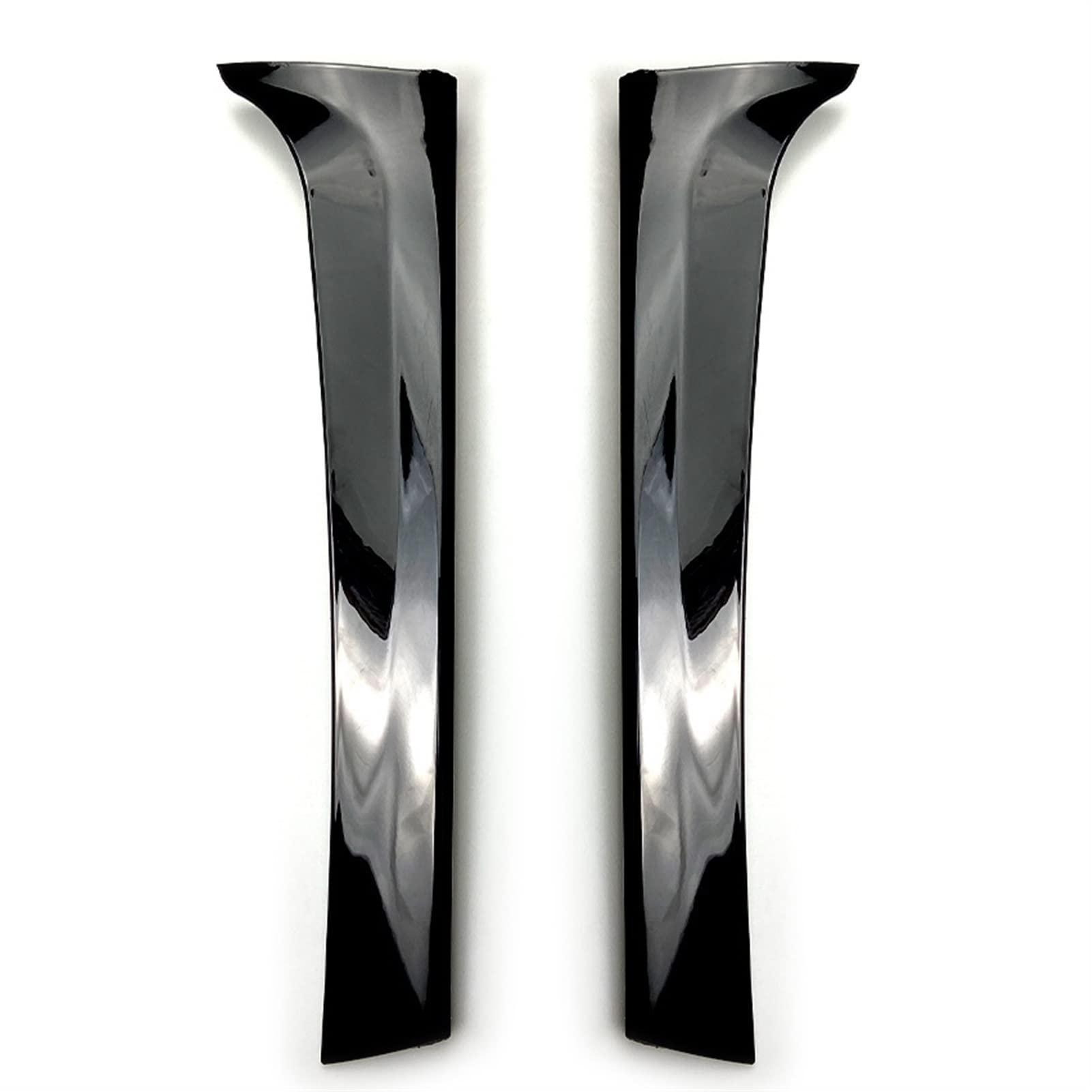 JINFOLI 2PCS glänzend schwarz Heckscheibenspoiler Seitenflügelverkleidung, for VW, for TIGUAN, for MK1 MK2 Autofensterverkleidung(MK2) von JINFOLI