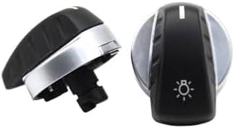 JINFOLI Auto Frontscheinwerfer Scheinwerfer Schalter Drehknopf Knopfkappe, for, 5 Series E60 X5 X6 E70 E71 E72 Z4 E89 2007-2015 Scheinwerfer-Steuerschalter von JINFOLI