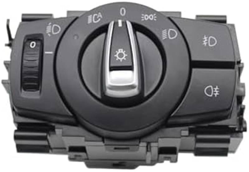 JINFOLI Auto-Frontscheinwerferschalter, Knopf, Scheinwerfer-Steuerschalter, for, for 1 3 X1 Serie E87 E82 E90 E91 E92 E93 E84 61319169404 Auto-Scheinwerfer-Steuerschalter Scheinwerfer-Steuerschalter( von JINFOLI