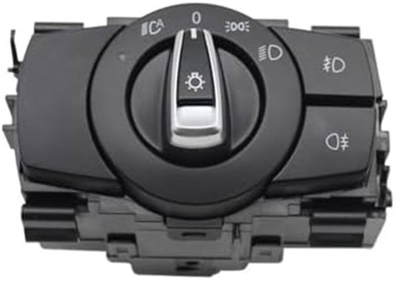 JINFOLI Auto-Frontscheinwerferschalter, Knopf, Scheinwerfer-Steuerschalter, for, for 1 3 X1 Serie E87 E82 E90 E91 E92 E93 E84 61319169404 Auto-Scheinwerfer-Steuerschalter Scheinwerfer-Steuerschalter( von JINFOLI