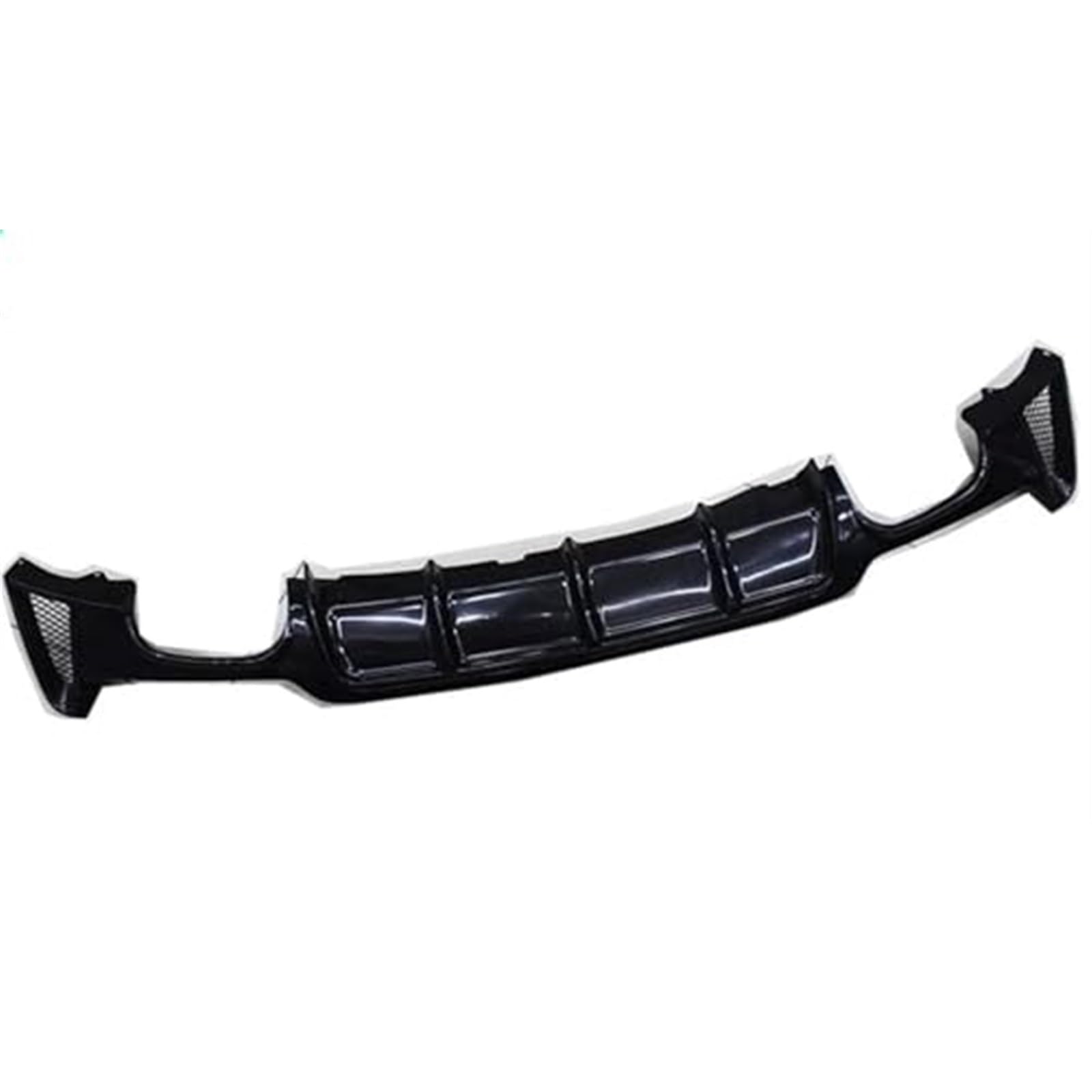 JINFOLI Auto-Heckspoiler, Auto-Heckstoßstangen-Auspuffdiffusor, Lippenhalterung, Splitter-Spoiler, for, for 4er-Reihe, for F32 F33 F36 435i 2014-2020 Heckspoiler(Glossy Black) von JINFOLI