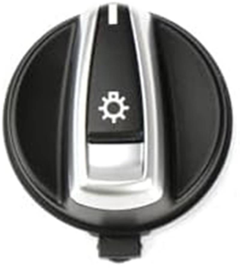 JINFOLI Auto-Innenausstattung Auto-Frontscheinwerferschalter Drehknopfkappe for Scheinwerfer, for, 1 3 X1 Serie E84 E87 E88 E82 E90 E91 E92 E93 61316932794 Scheinwerfer-Steuerschalter von JINFOLI