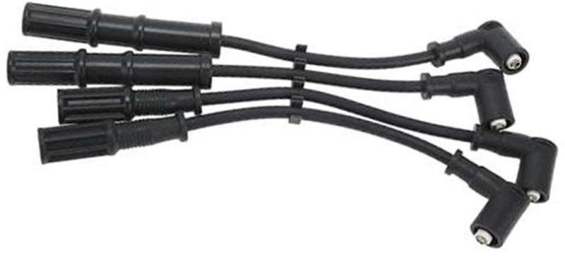 JINFOLI Auto-Zündkerzenspulendrähte, Zündspulenkabelbaumkabel, for FIAT, 500 2007-2023 Nr. 55195775, 4 Stück Zündkabel für Automotoren von JINFOLI