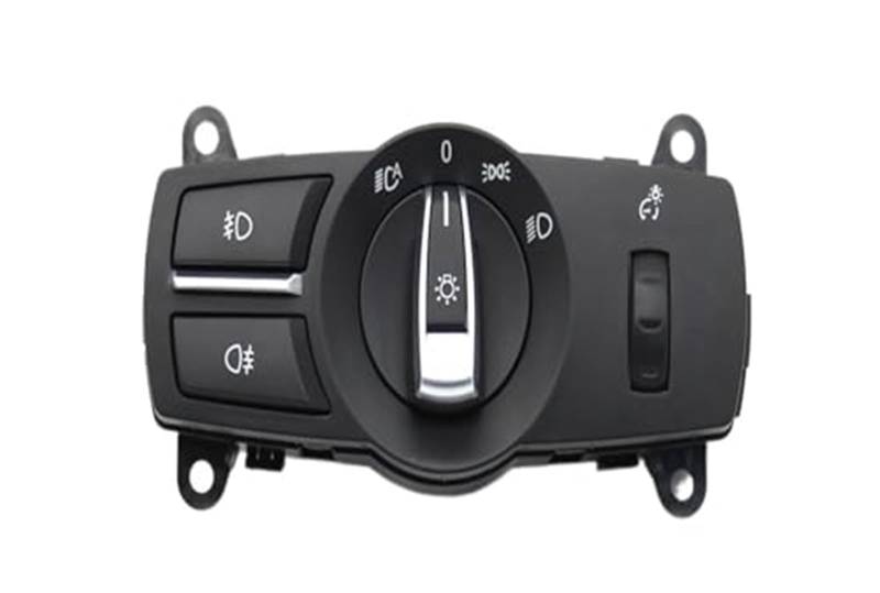 JINFOLI Multifunktionale Scheinwerferschalterbaugruppe for die Frontscheinwerfer des Autos, for, 5er 6er 7er X3 X4 F10 F11 F07 F06 F01 F25 F26 61319192744. Einfache Installation Scheinwerfer-Steuersc von JINFOLI