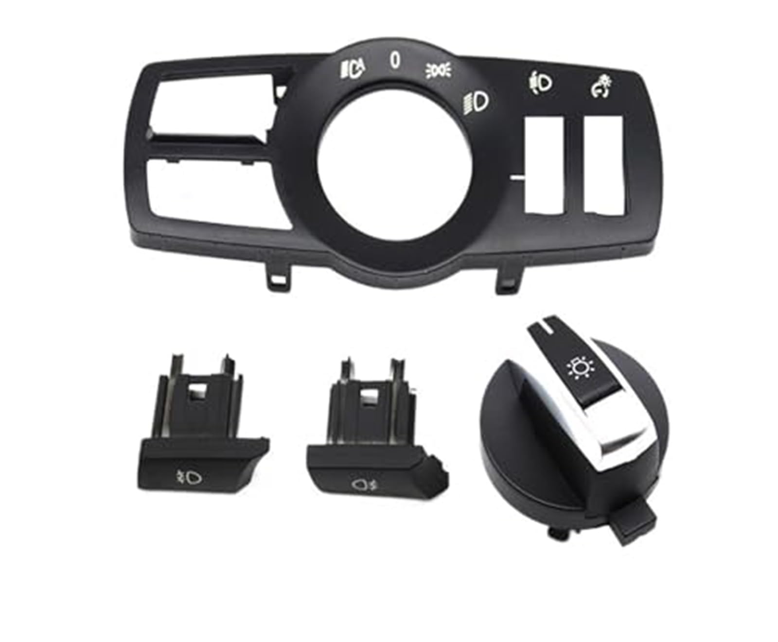 JINFOLI Multifunktionaler Drehschalter for den Frontscheinwerfer des Autos, Austausch der Scheinwerferknopfabdeckung, for, 5er 6er 7er X3 X4 F10 F11 F07 F06 F01 F25 F26, einfache Installation Scheinw JINFOLI Multifunktionaler Drehschalter for den Frontscheinwerfer des Autos, Austausch der Scheinwerferknopfabdeckung, for, 5er 6er 7er X3 X4 F10 F11 F07 F06 F01 F25 F26, einfache Installation Scheinw von JINFOLI