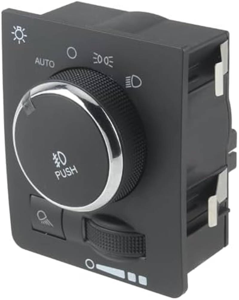 JINFOLI Scheinwerfer-Scheinwerferschalter mit Nebelscheinwerferschalter, for Dodge, Ram 1500 2500 3500 4500 5500 2009 2010 2011 2012 68020629AA 4602918AA SW891 Scheinwerfer-Steuerschalter von JINFOLI