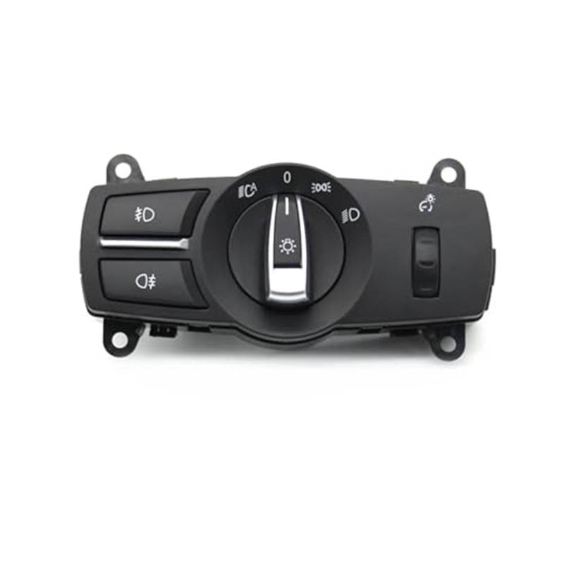 JINFOLI Scheinwerferschalter for die Frontscheinwerfer, for, 5er 6er 7er X3 X4 F10 F11 F07 F06 F01 F25 F26 61319192744 61319192746 Scheinwerfer-Steuerschalter(Black Model B) von JINFOLI