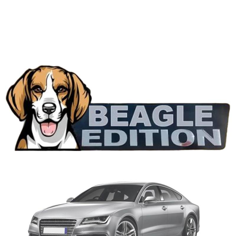 Hunde-Emblem für Auto, -lustige Hunde, Acryl, Auto-Abzeichen, Aufkleber und Aufkleber, Außendekoration für Autos und Motorräder von JINGAN