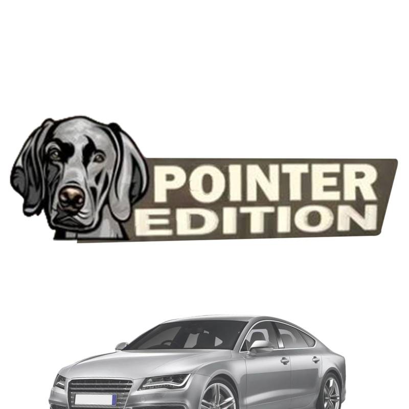 Hundeabzeichen für Autos – -Acryl-Hunde-Auto-Aufkleber, Auto-Aufkleber, Auto-Außenembleme für Auto, LKW, Wohnmobil, Boot, Auto-Abzeichen, Auto-Dekoration von JINGAN