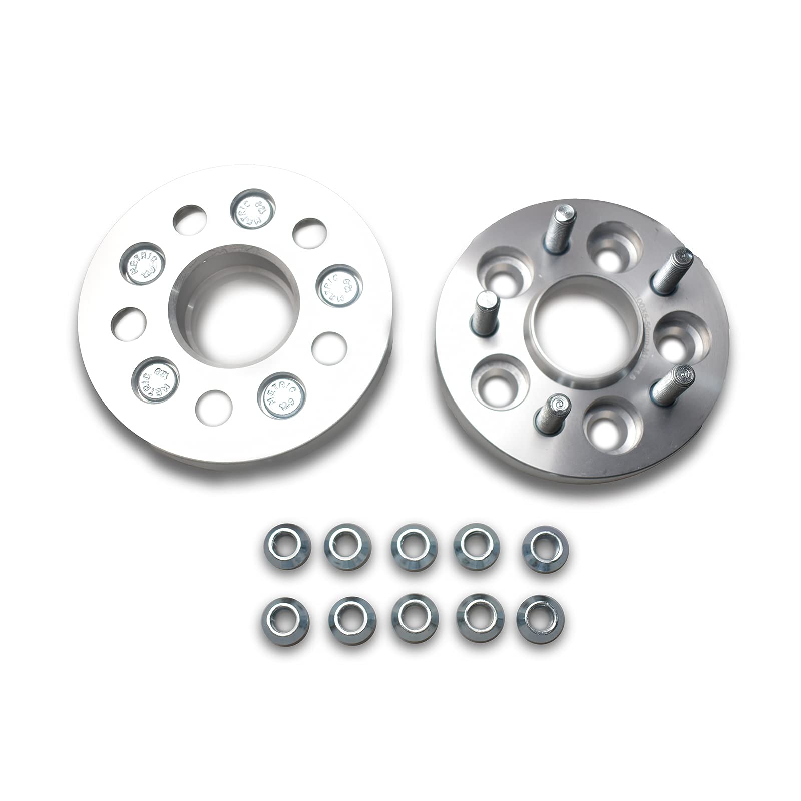 JINGLING 5 Lug Radabstandshalter PCD 5X100 Nabenbohrung 54MM M12X1,5 geschmiedet für Corolla Wish Celica Prius Avensis für CT 15MM 2er Pack JINGLING 5 Lug Radabstandshalter PCD 5X100 Nabenbohrung 54MM M12X1,5 geschmiedet für Corolla Wish Celica Prius Avensis für CT 15MM 2er Pack von JINGLING