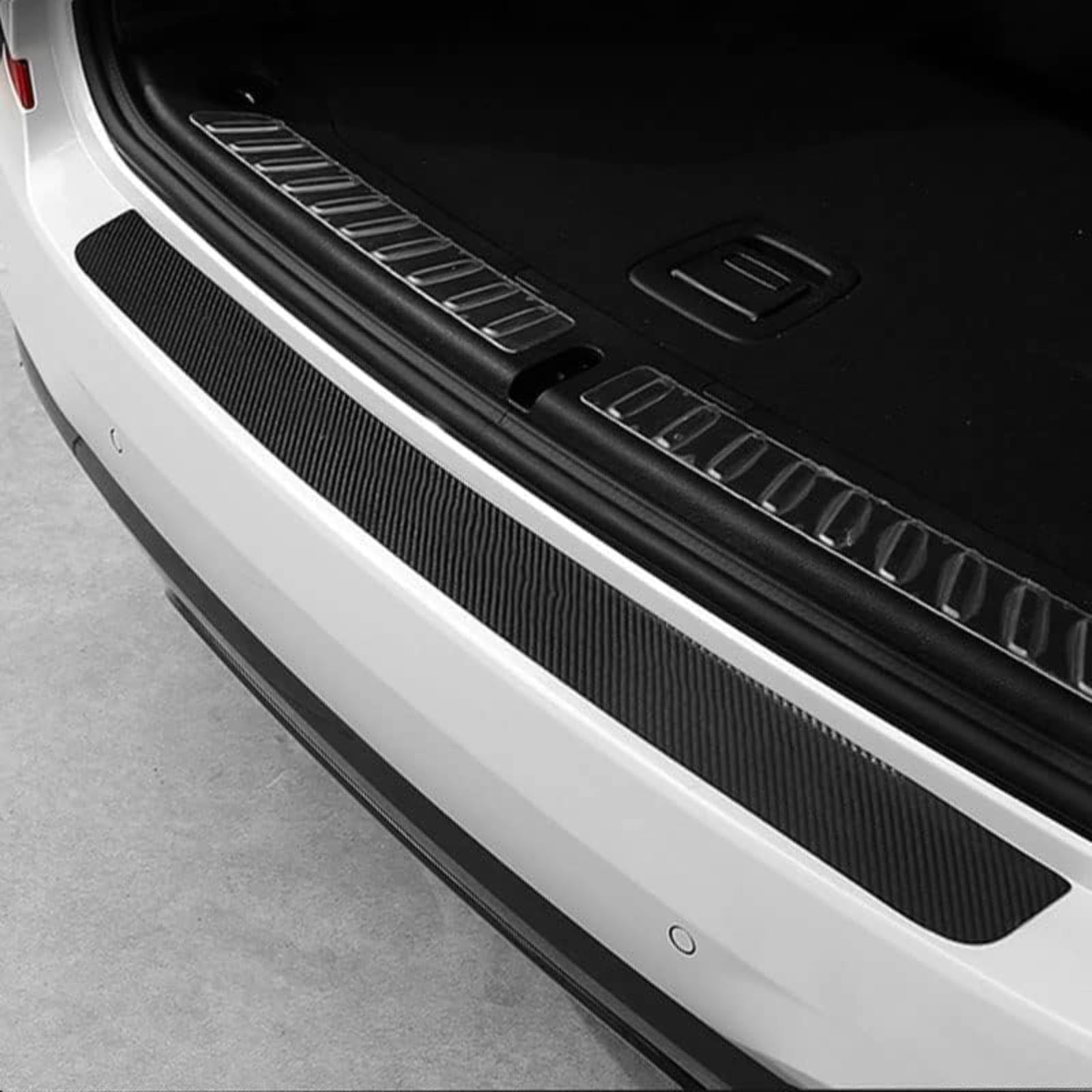 Auto Ladekantenschutz Stoßstangenschutz für Renault Clio 2016-2020 2021 2022 2023 2024, Kohlefaser Heck Rear Bumper Aufkleber Styling Kofferraumwanne Kantenschutz Anti-Scratch Auto Ladekantenschutz Stoßstangenschutz für Renault Clio 2016-2020 2021 2022 2023 2024, Kohlefaser Heck Rear Bumper Aufkleber Styling Kofferraumwanne Kantenschutz Anti-Scratch von JINGMU