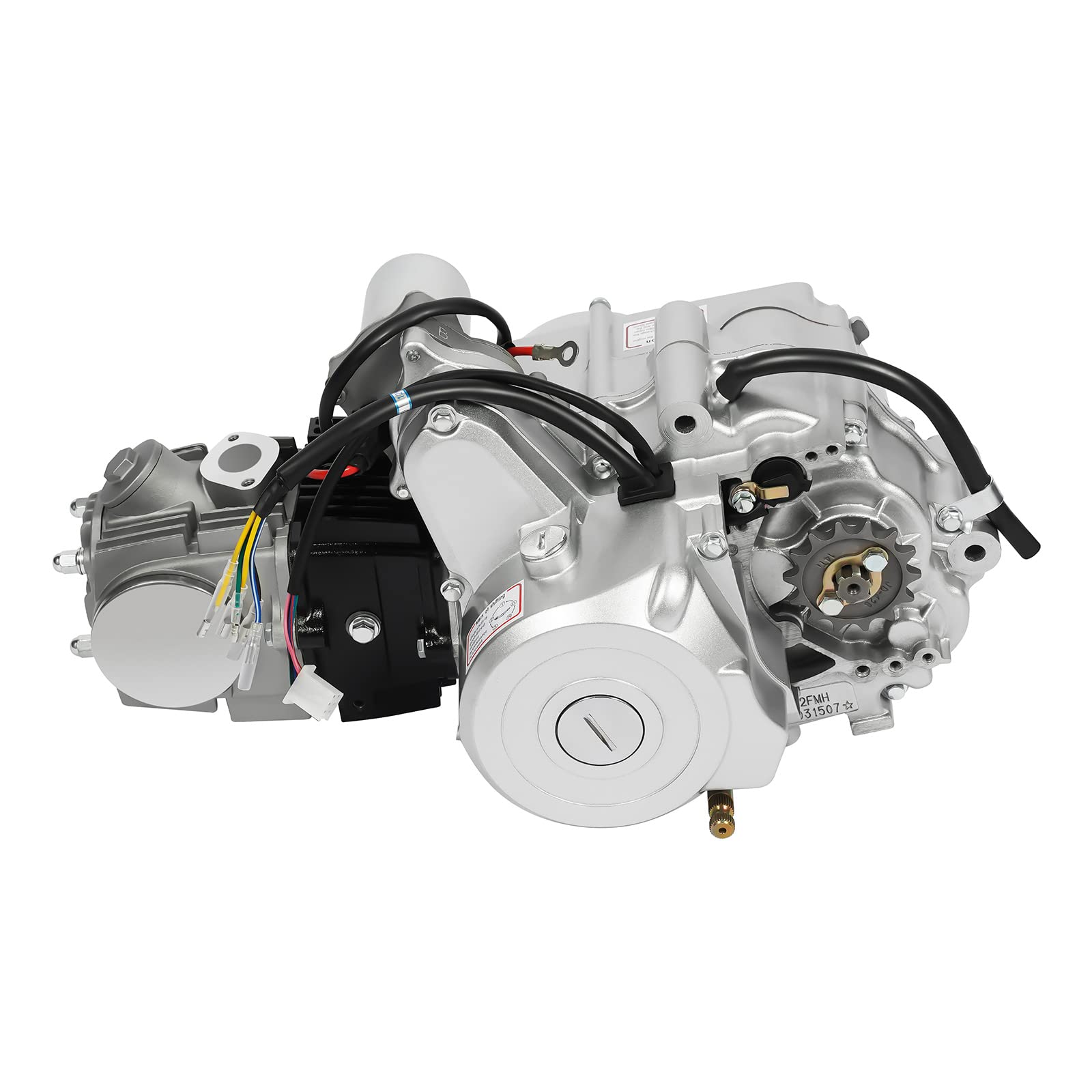 125ccm 4 Hub Motor, 125ccm 4-Takt Engine Motor Halbautomatischer Mit Rückwärtsgang Elektrischer Start Vergaser Luftfilter Kopf 35mm Für ATV Go-Kart Dirt Bike Motorcycle, Air-cooled Engine Motor 125ccm 4 Hub Motor, 125ccm 4-Takt Engine Motor Halbautomatischer Mit Rückwärtsgang Elektrischer Start Vergaser Luftfilter Kopf 35mm Für ATV Go-Kart Dirt Bike Motorcycle, Air-cooled Engine Motor von JINPRDAMZ