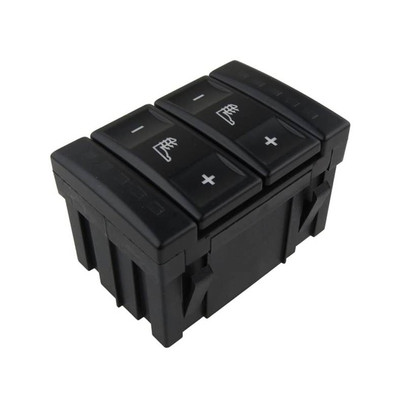 Schalter Fensterheber Elektrische Sitzheizung Schalter Beheizte Sitztaste 6M2T-19K314-AC BS7T-19K314-AB Für Ford Für Mondeo MK3 MK4 S-Max Auto Fensterheber (Farbe : Schwarz) von JINRANSHANGMAO