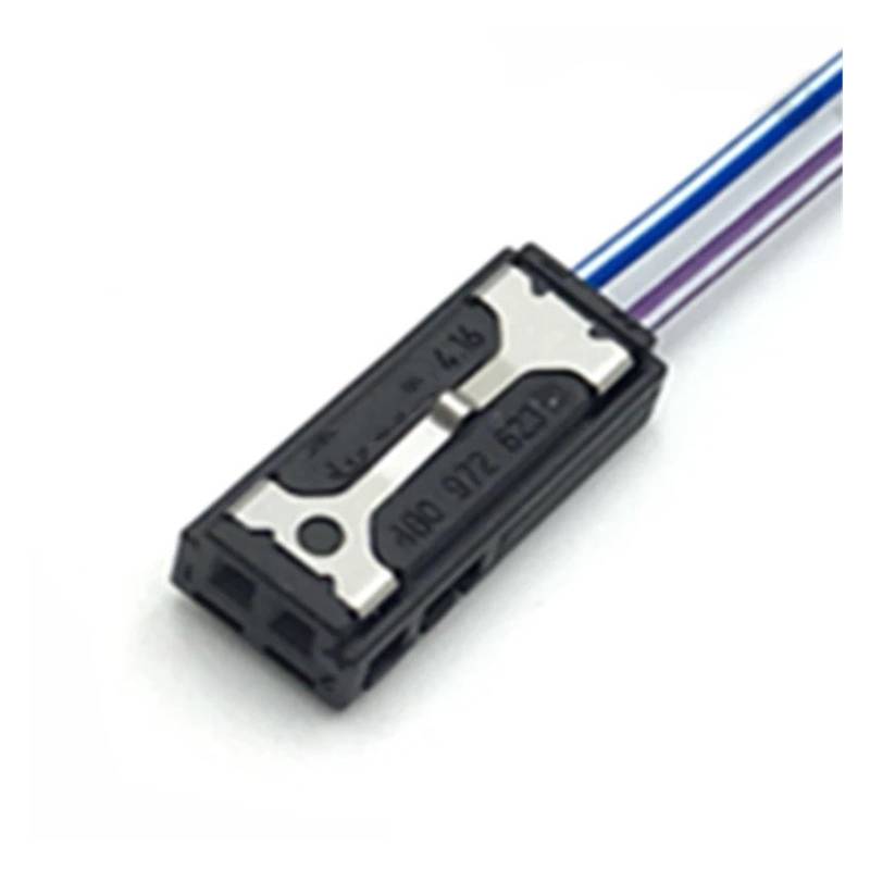 1 Pc 2 Pin Auto Pitched Lautsprecher Umgebungs Bremslicht Mikrofon Stecker Stecker Kabelbaum Mit Kabel 4B0972623 8E0972763(2P Female,5 Pcs) von JINYINGHUA