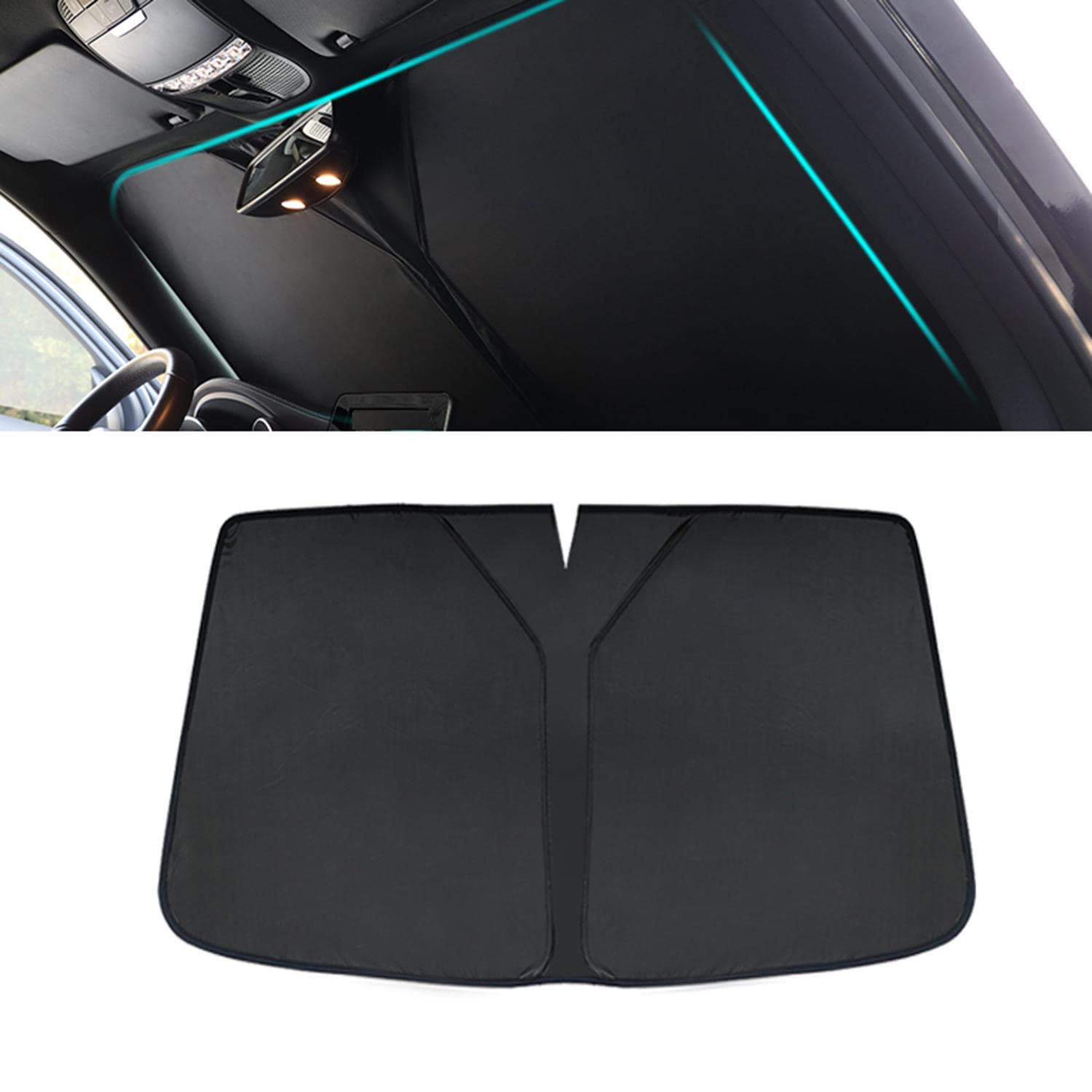 JINYISI Passend für VW Touran 2006–2015, Auto-Sonnenschutz, Windschutzscheiben-Sonnenschutz, Auto-Sonnenschutz, Schwarz JINYISI Passend für VW Touran 2006–2015, Auto-Sonnenschutz, Windschutzscheiben-Sonnenschutz, Auto-Sonnenschutz, Schwarz von JINYISI