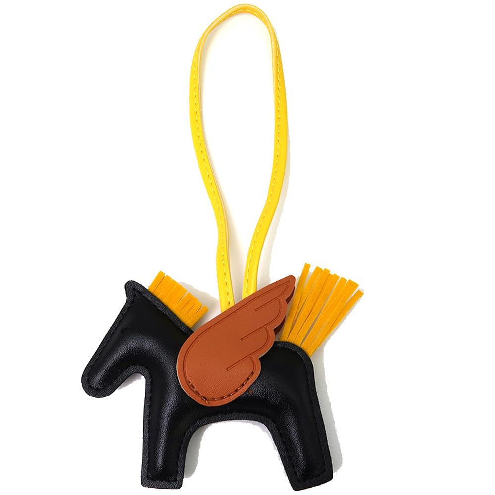 JINZHOUFZ Engel Pegasus Tasche hängende Ornamente, niedlicher Internet-Pony-Anhänger, Auto-Schlüsselanhänger, Tasche, hängende Ornamente für Damen, Schwarz, 9.4x3.5x1 inches JINZHOUFZ Engel Pegasus Tasche hängende Ornamente, niedlicher Internet-Pony-Anhänger, Auto-Schlüsselanhänger, Tasche, hängende Ornamente für Damen, Schwarz, 9.4x3.5x1 inches von JINZHOUFZ