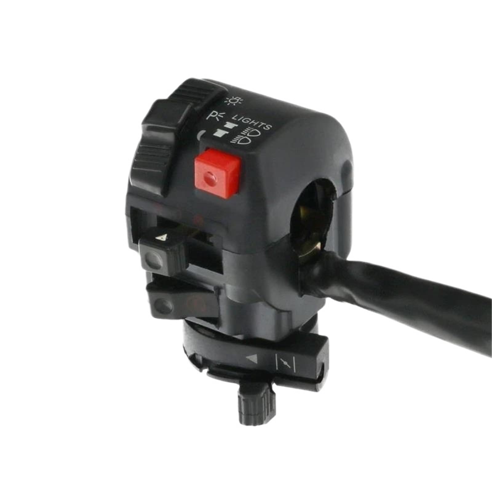 JIOEWS Griffschalter Motorrad 7/8 "Motorrad Lenker Schalter Montage Motor Elektrische Starten Töten Horn Scheinwerfer Nebel Licht Push Button Schalter Lenker Steuerschalter JIOEWS Griffschalter Motorrad 7/8 "Motorrad Lenker Schalter Montage Motor Elektrische Starten Töten Horn Scheinwerfer Nebel Licht Push Button Schalter Lenker Steuerschalter von JIOEWS