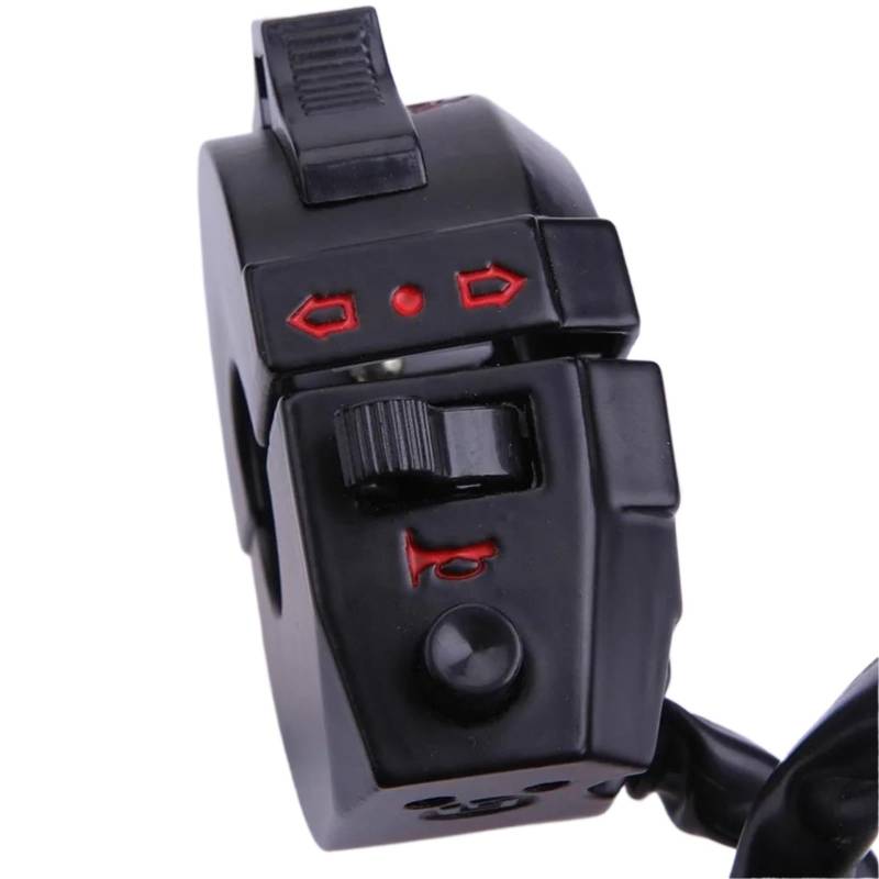 JIOEWS Griffschalter Motorrad Motorrad ATV Lenker Linke Seite Control Schalter High/Low Strahl Licht Blinker Horn Schalter Für XL XR 250 400 650 600 Lenker Steuerschalter von JIOEWS