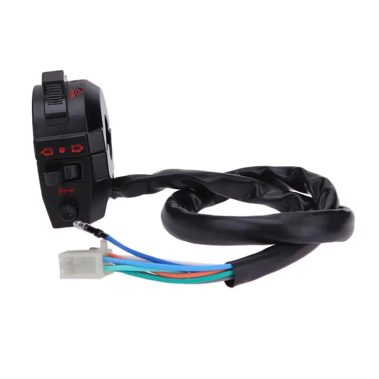 JIOEWS Griffschalter Motorrad Motorrad Motorrad ATV Lenker Linke Seite Control Schalter High/Low Strahl Licht Blinker Horn Schalter Für XL XR Lenker Steuerschalter JIOEWS Griffschalter Motorrad Motorrad Motorrad ATV Lenker Linke Seite Control Schalter High/Low Strahl Licht Blinker Horn Schalter Für XL XR Lenker Steuerschalter von JIOEWS