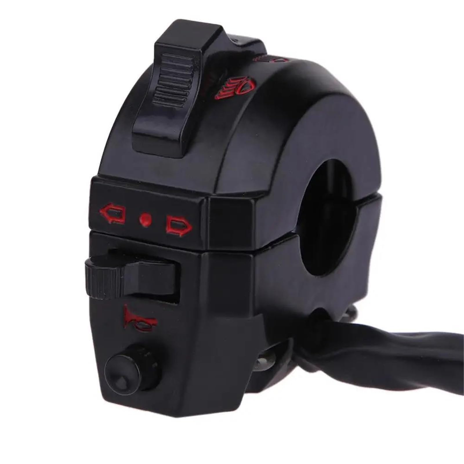 JIOEWS Griffschalter Motorrad Motorrad Motorrad ATV Lenker Linke Seite Control Schalter High/Low Strahl Licht Blinker Horn Schalter Für XL XR Lenker Steuerschalter JIOEWS Griffschalter Motorrad Motorrad Motorrad ATV Lenker Linke Seite Control Schalter High/Low Strahl Licht Blinker Horn Schalter Für XL XR Lenker Steuerschalter von JIOEWS